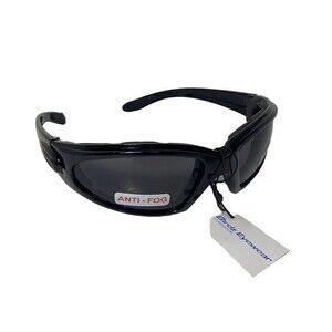 Birdz Quail Motorcycle Goggles Anti Fog W Pouch Black Smoke Lens